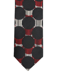 Dolce & Gabbana Dolce & Gabbana Multicolor Cotton Geometric Adjustable Men'sd NeckMen's Men's Tie
