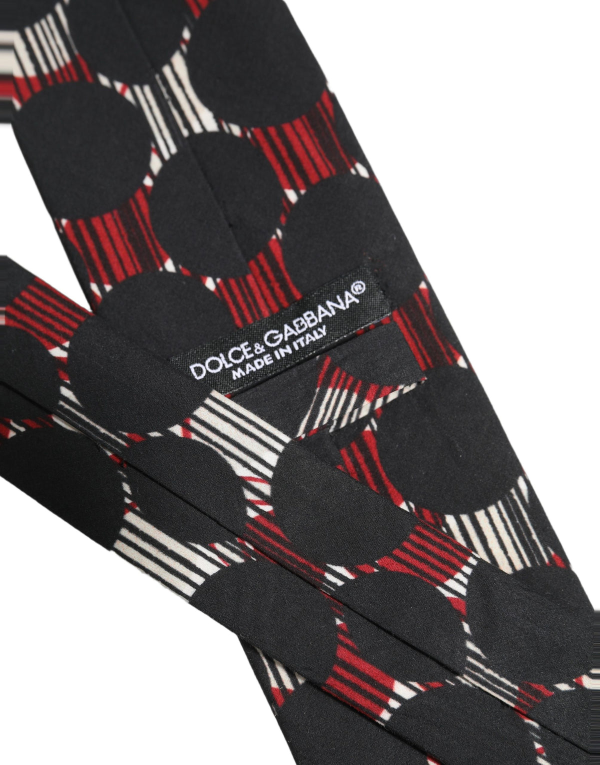 Dolce & Gabbana Dolce & Gabbana Multicolor Cotton Geometric Adjustable Men'sd NeckMen's Men's Tie