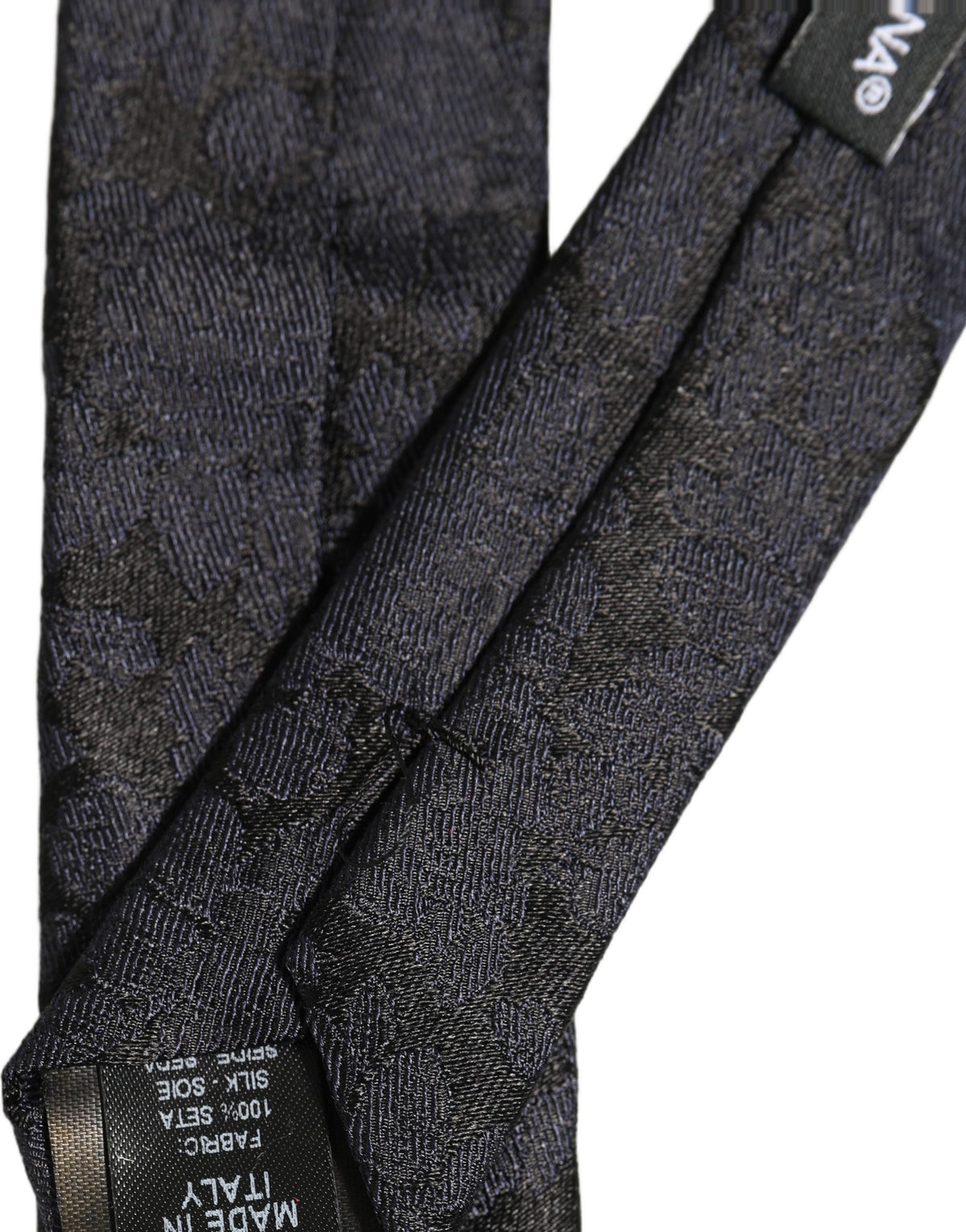 Dolce & Gabbana Dolce & Gabbana Men Black Floral Jacquard Adjustable Men'sd NeckMen's Men's Tie