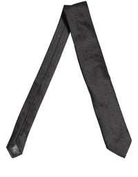 Dolce & Gabbana Dolce & Gabbana Men Black Polka Dot Silk Adjustable Men'sd NeckMen's Men's Tie
