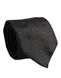 Dolce & Gabbana Dolce & Gabbana Men Black Polka Dot Silk Adjustable Men'sd NeckMen's Men's Tie