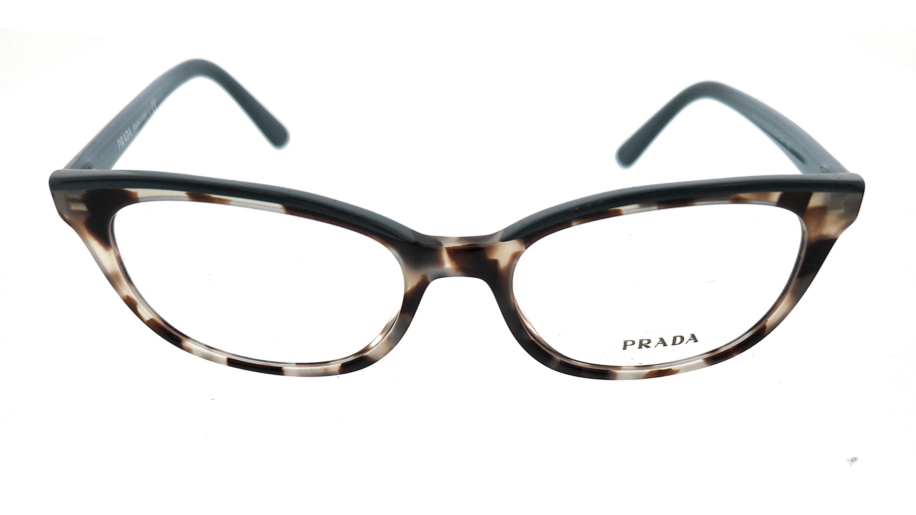 Prada Spotted Brown Opal Green Oval 0PR 13VV 4751O1 Eyeglasses
