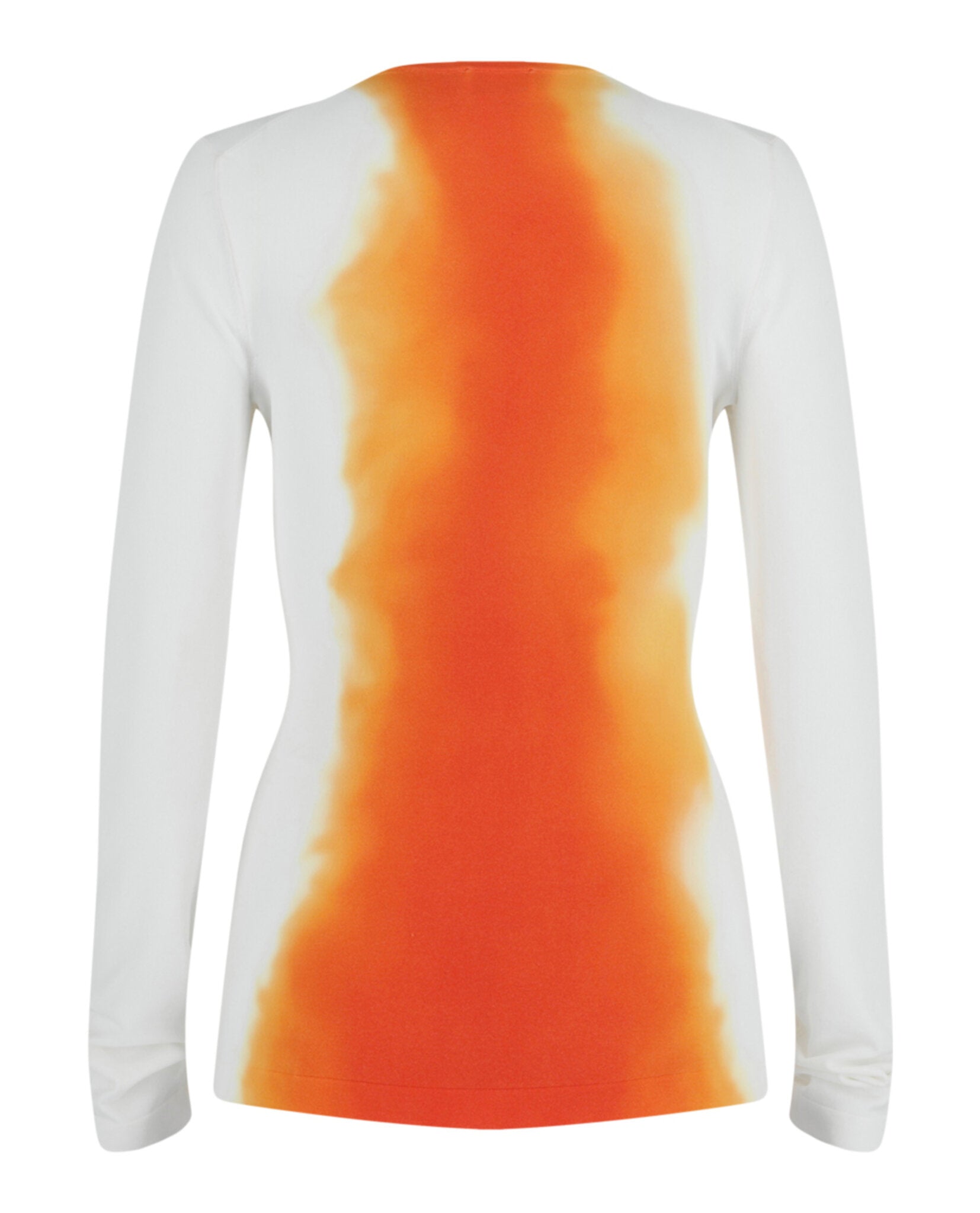 Ferragamo Womens Ombre Knit Long Sleeve Top