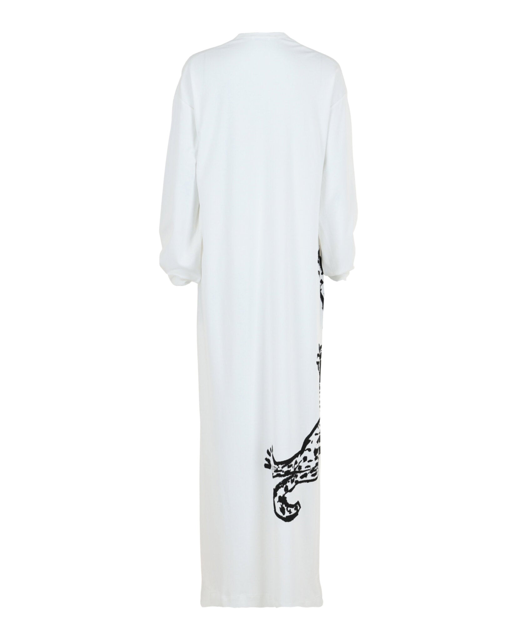 Ferragamo Womens V-Neck Oversized Maxi Dress