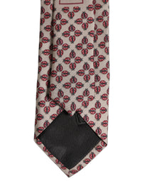 Dolce & Gabbana Dolce & Gabbana Beige Lady Bug Silk Adjustable NeckMen's Men Accessory Men's Tie