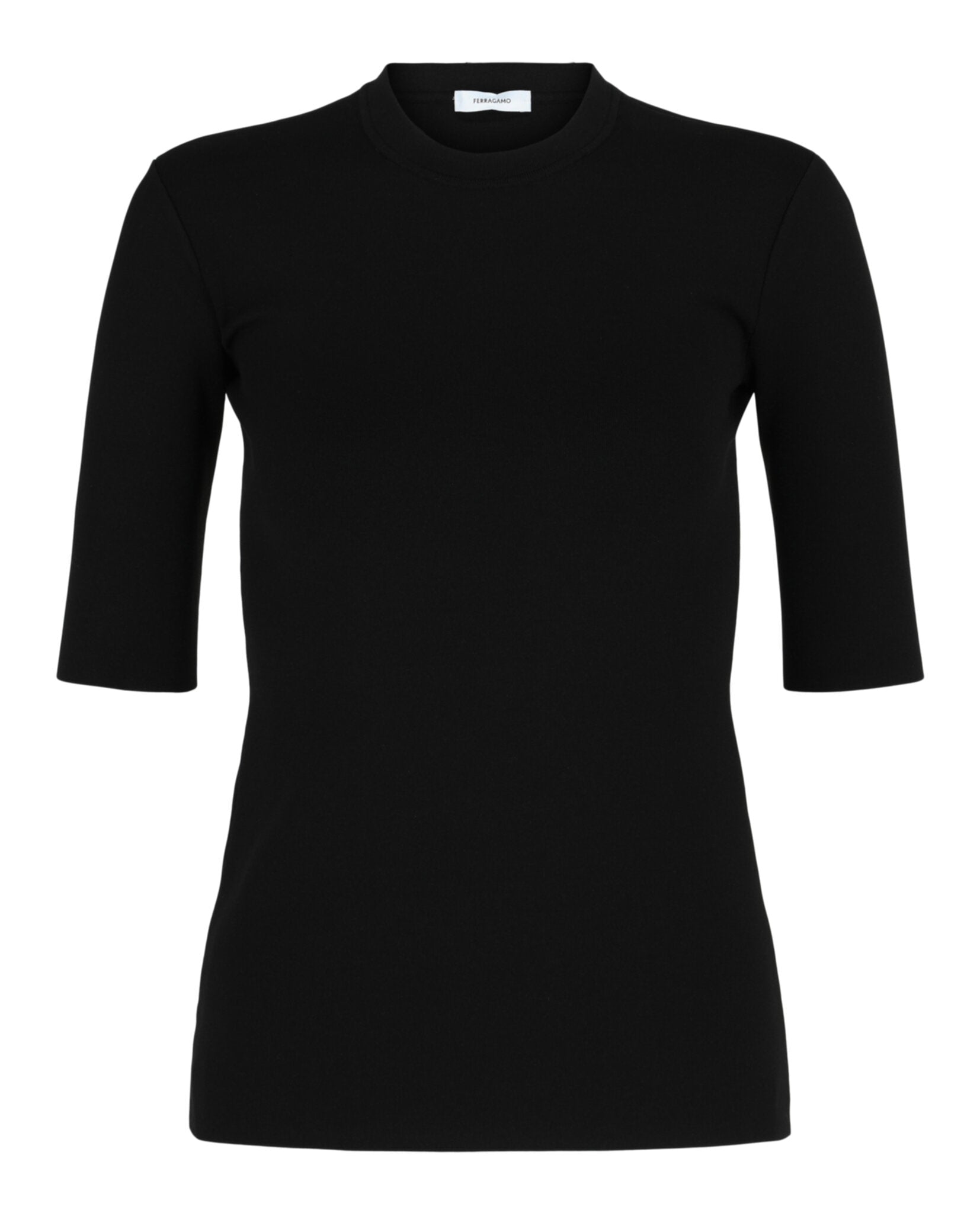 Ferragamo Womens Fitted Short-Sleeve T-Shirt