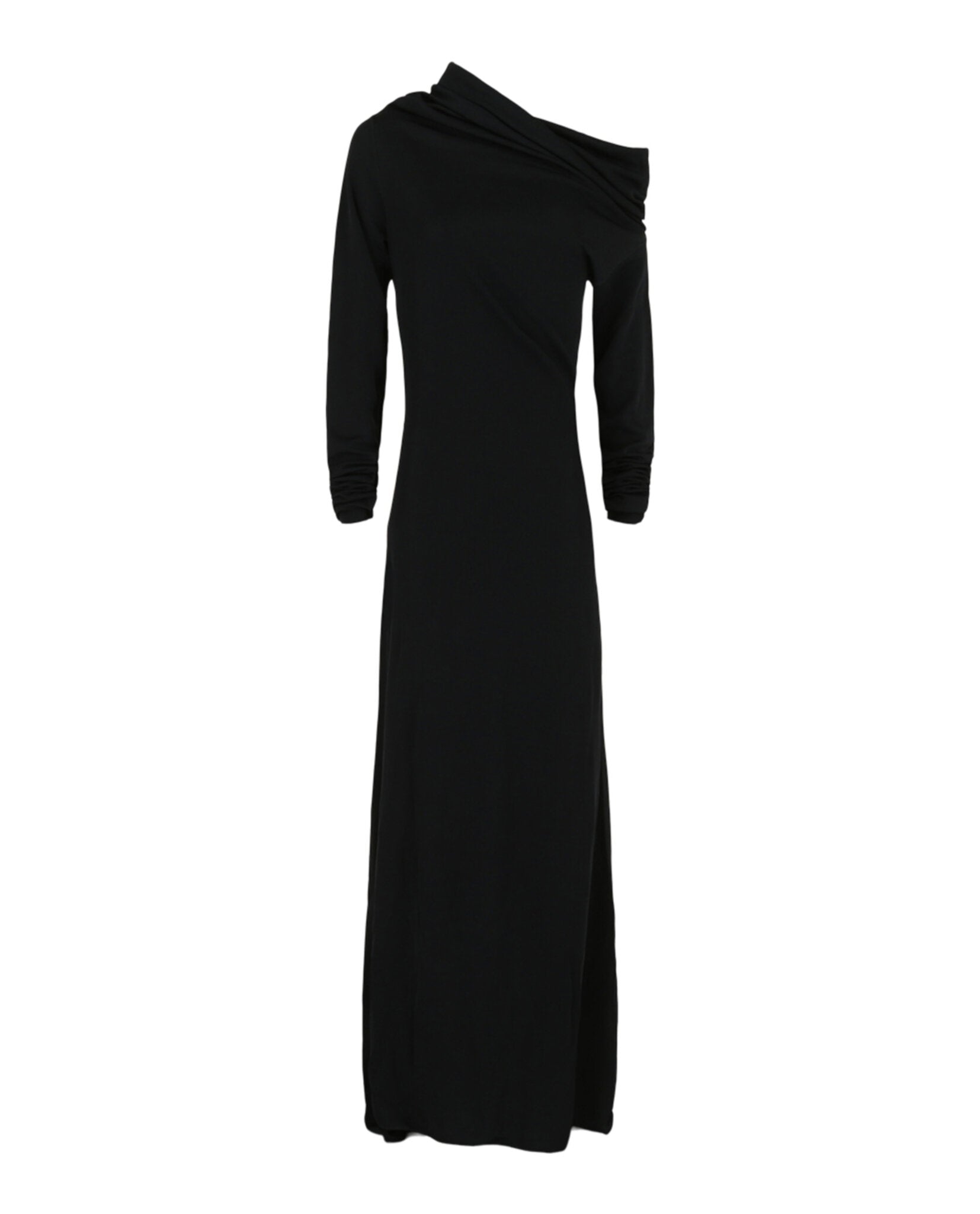 Ferragamo Womens Long Sleeve Off-The-Shoulder Gown