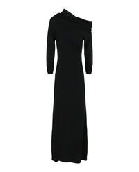 Ferragamo Womens Long Sleeve Off-The-Shoulder Gown