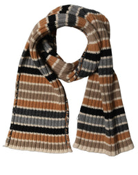Dolce & Gabbana Dolce & Gabbana Multicolor Striped Knitted Viscose Shawl Women's Scarf