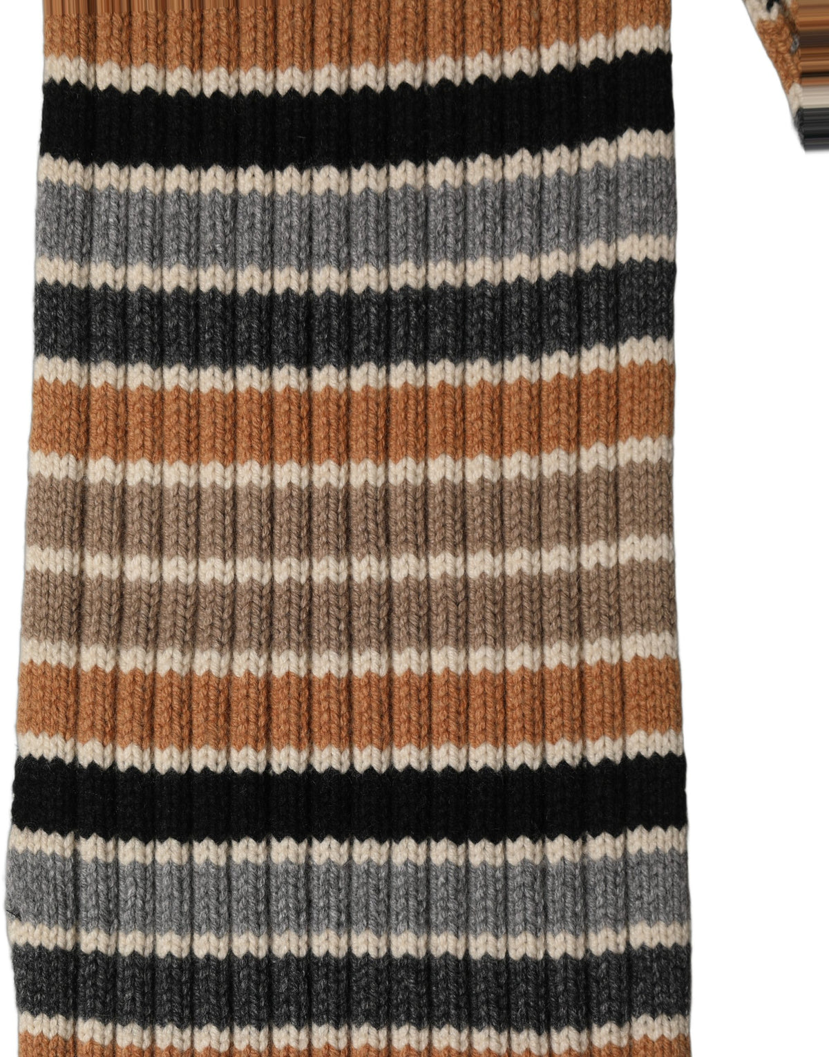 Dolce & Gabbana Dolce & Gabbana Multicolor Striped Knitted Viscose Shawl Women's Scarf