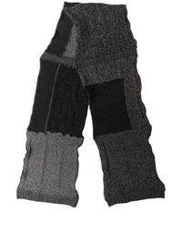 Dolce & Gabbana Dolce & Gabbana Multicolor Patchwork Wool Knit Shawl Women's Scarf