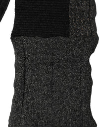 Dolce & Gabbana Dolce & Gabbana Multicolor Patchwork Wool Knit Shawl Women's Scarf