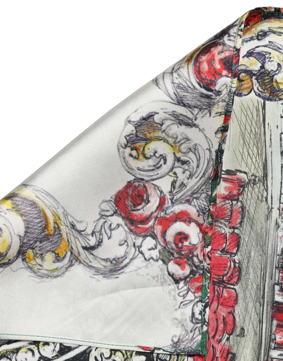 Dolce & Gabbana Dolce & Gabbana Multicolor Silk Printed Square Foulard Women's Scarf