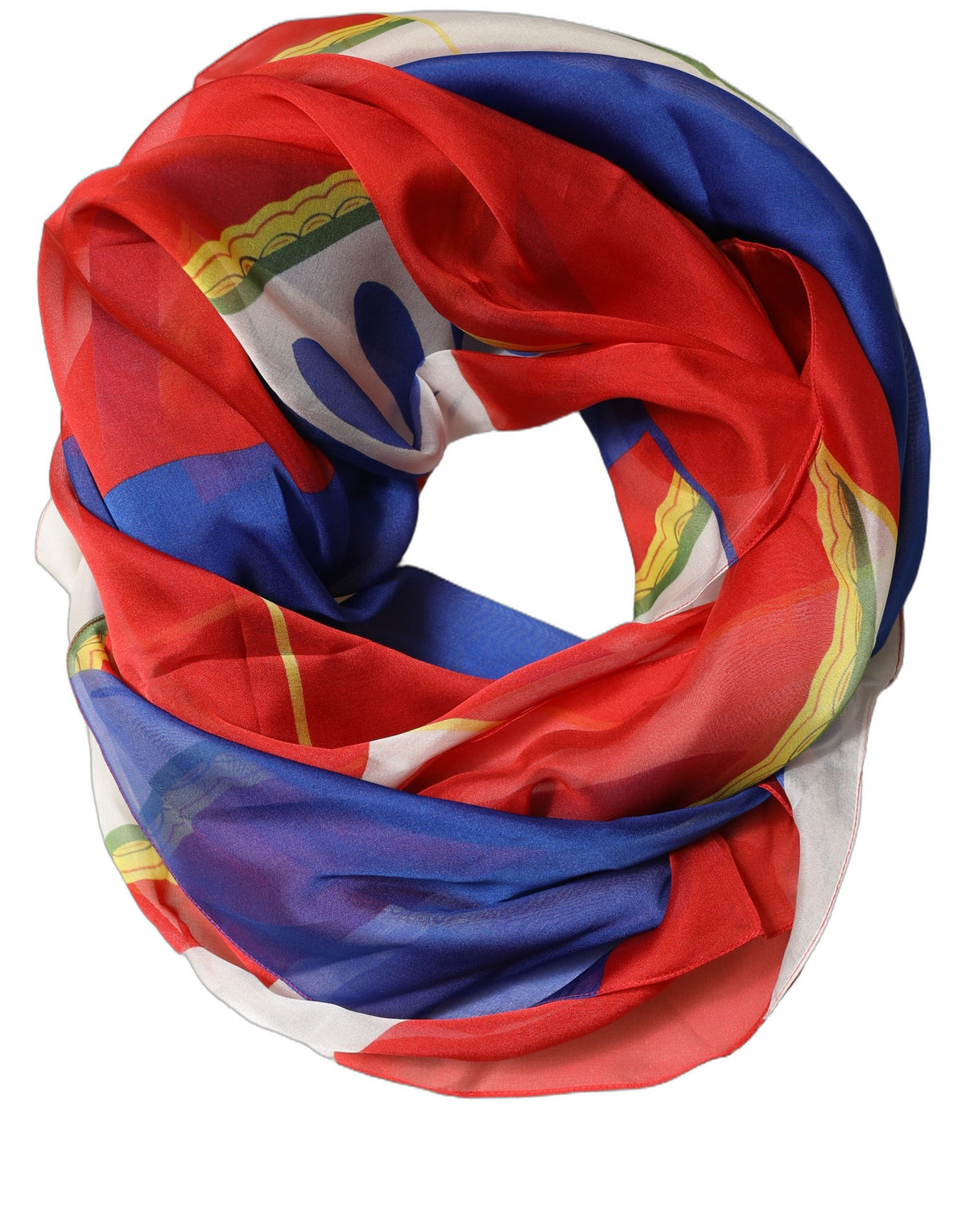 Dolce & Gabbana Dolce & Gabbana Multicolor Abstract Square Foulard Women's Scarf