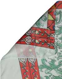 Dolce & Gabbana Dolce & Gabbana Multicolor Silk Printed Square Foulard Women's Scarf