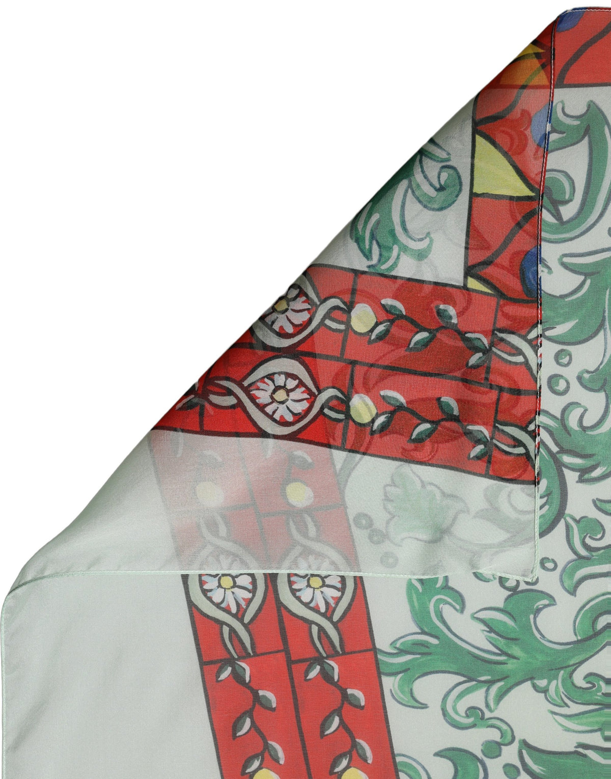 Dolce & Gabbana Dolce & Gabbana Multicolor Silk Printed Square Foulard Women's Scarf