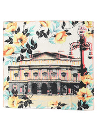 Dolce & Gabbana Dolce & Gabbana Multicolor Printed Silk Square Foulard Women's Scarf
