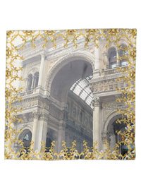 Dolce & Gabbana Dolce & Gabbana Multicolor Printed Silk Square Foulard Women's Scarf