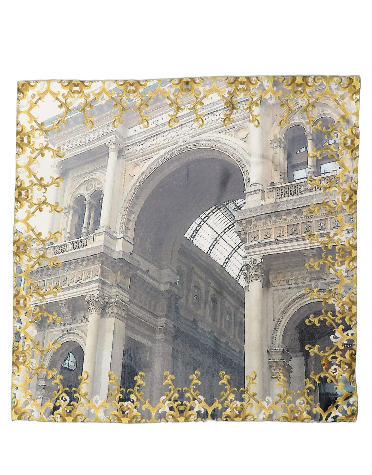 Dolce & Gabbana Dolce & Gabbana Multicolor Printed Silk Square Foulard Women's Scarf