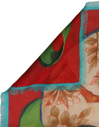 Dolce & Gabbana Dolce & Gabbana Multicolor Marco Polo Motifs Shawl Women's Scarf