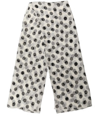 Dolce & Gabbana Dolce & Gabbana White Black Polka Dot Shawl Stole Women's Scarf