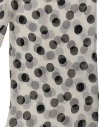 Dolce & Gabbana Dolce & Gabbana White Black Polka Dot Shawl Stole Women's Scarf