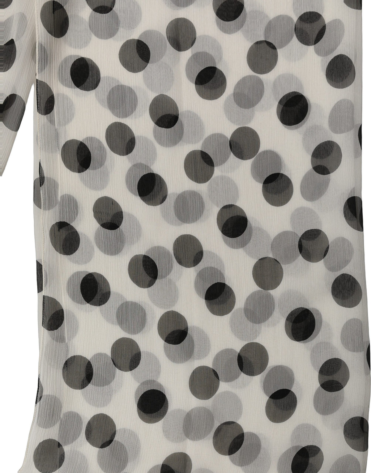Dolce & Gabbana Dolce & Gabbana White Black Polka Dot Shawl Stole Women's Scarf