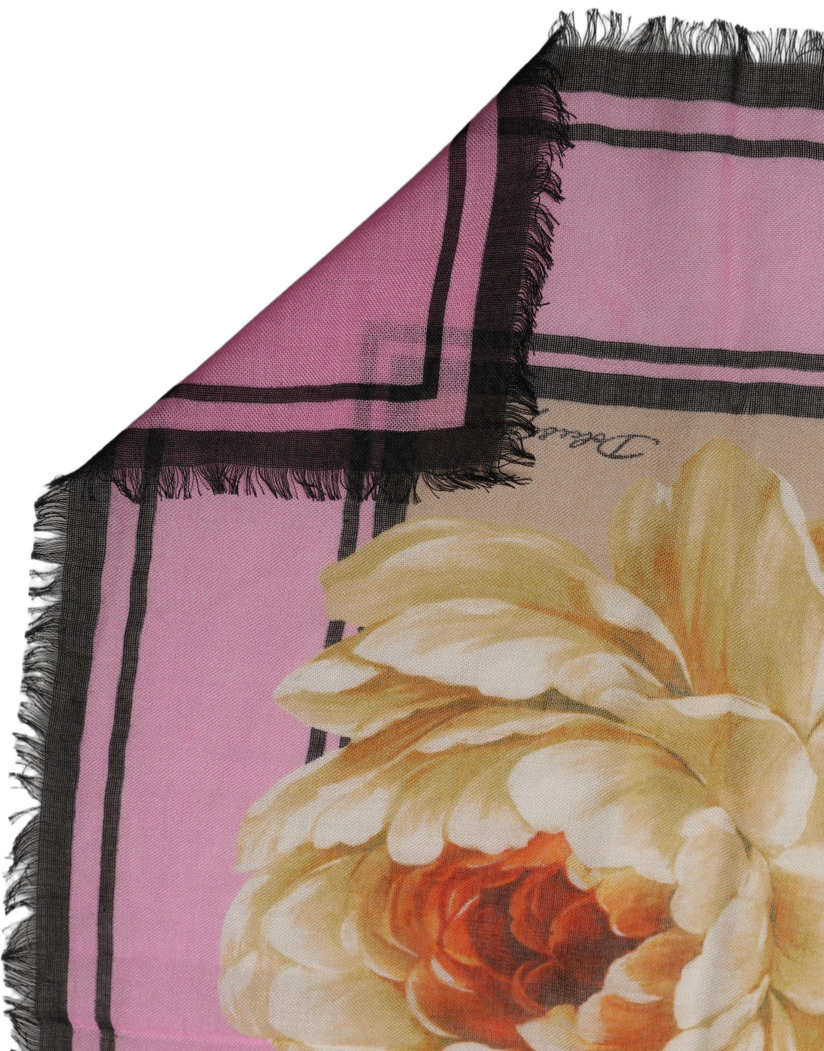 Dolce & Gabbana Dolce & Gabbana Multicolor Floral Cashmere Foulard Women's Scarf