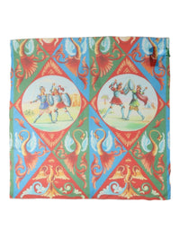 Dolce & Gabbana Dolce & Gabbana Multicolor Silk Printed Square Foulard Women's Scarf