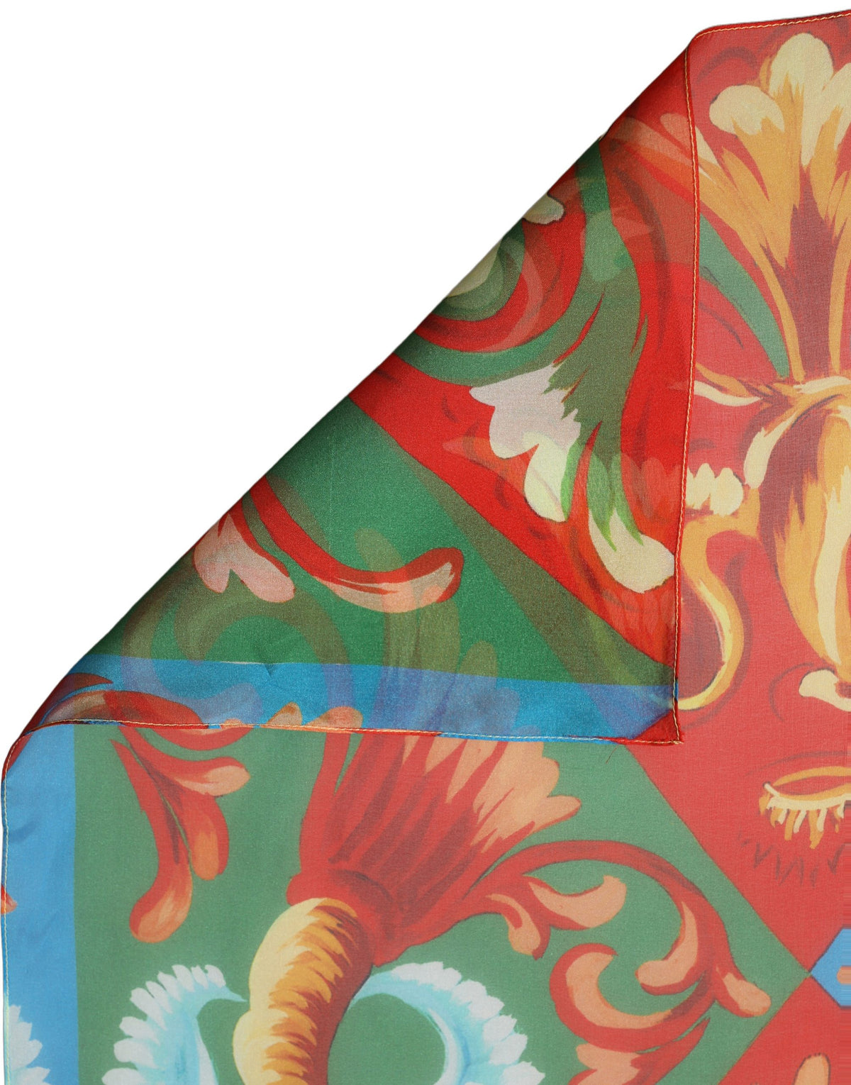 Dolce & Gabbana Dolce & Gabbana Multicolor Silk Printed Square Foulard Women's Scarf