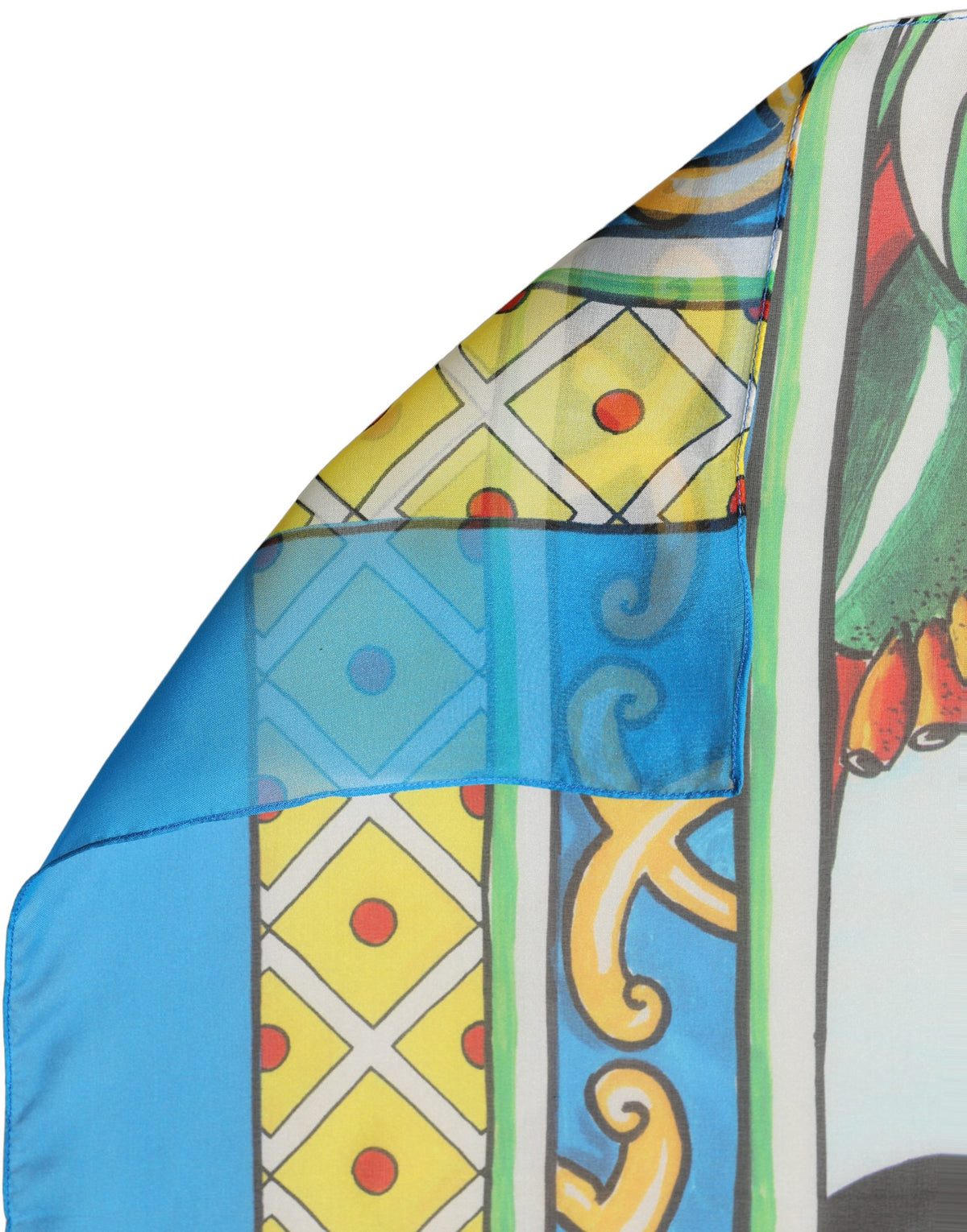 Dolce & Gabbana Dolce & Gabbana Multicolor Silk Printed Square Foulard Women's Scarf