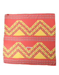 Dolce & Gabbana Dolce & Gabbana Multicolor Silk Geometric Square Foulard Women's Scarf
