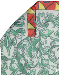 Dolce & Gabbana Dolce & Gabbana Multicolor Silk Printed Square Foulard Women's Scarf