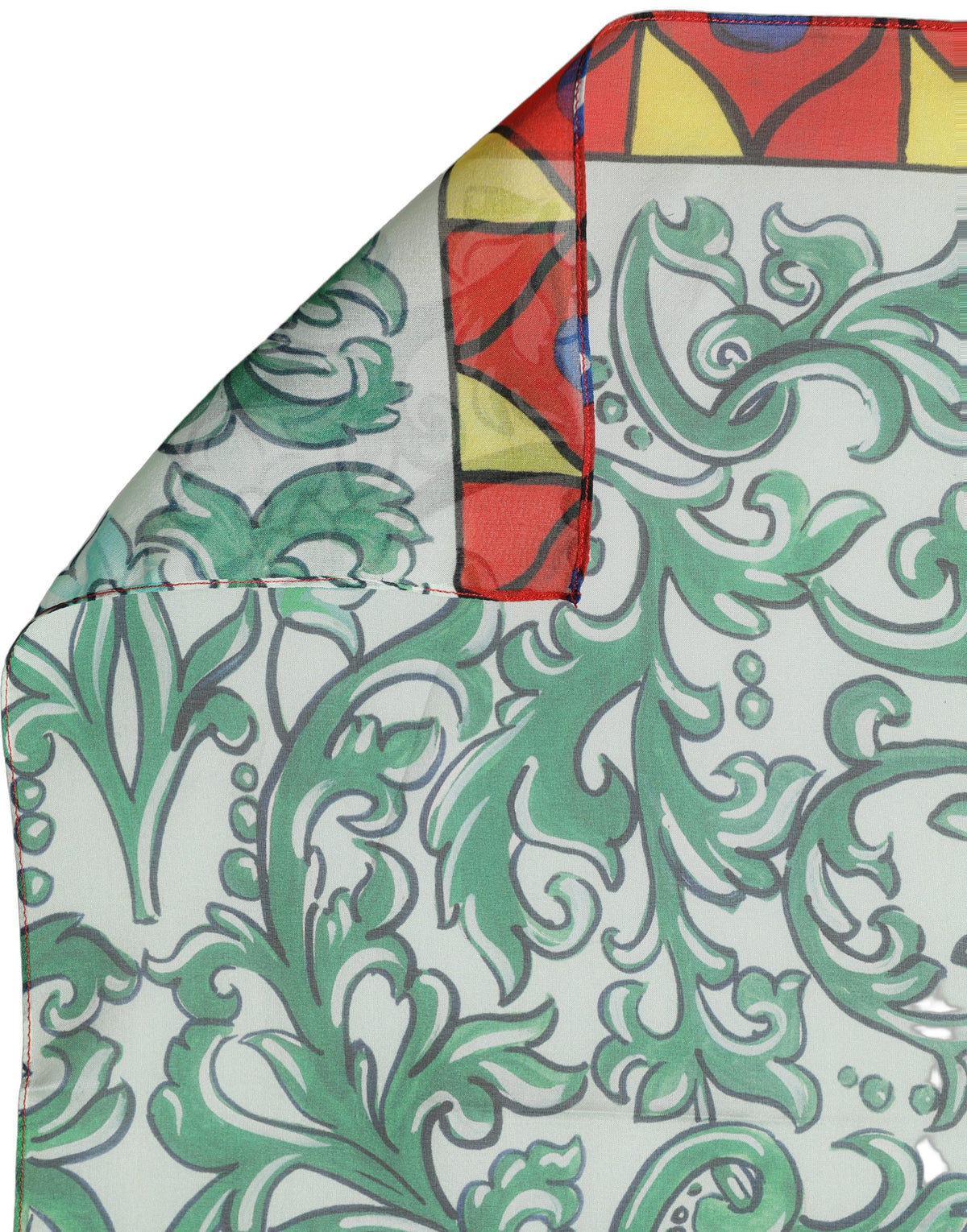 Dolce & Gabbana Dolce & Gabbana Multicolor Silk Printed Square Foulard Women's Scarf
