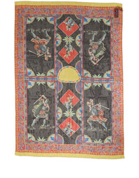 Dolce & Gabbana Dolce & Gabbana Multicolor Silk Printed Shawl Stole Women's Scarf