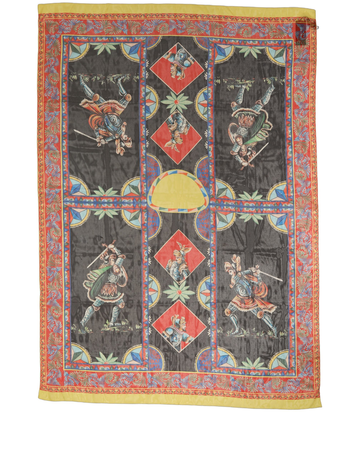 Dolce & Gabbana Dolce & Gabbana Multicolor Silk Printed Shawl Stole Women's Scarf
