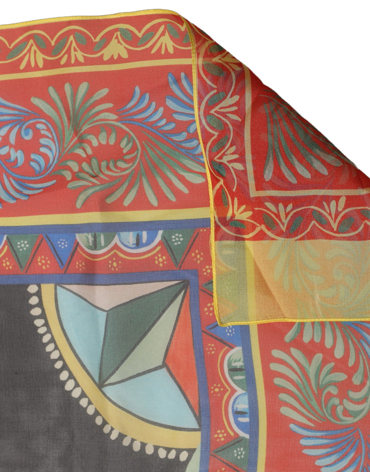 Dolce & Gabbana Dolce & Gabbana Multicolor Silk Printed Shawl Stole Women's Scarf