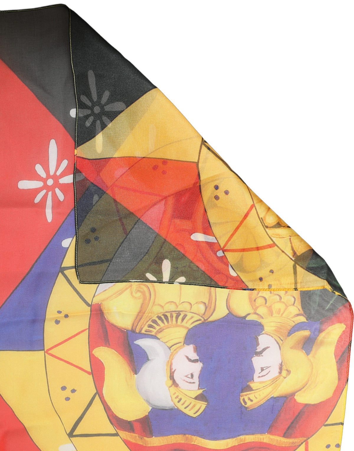 Dolce & Gabbana Dolce & Gabbana Multicolor Silk Printed Shawl Stole Women's Scarf