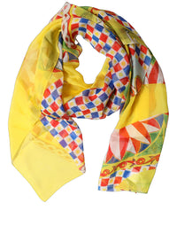 Dolce & Gabbana Dolce & Gabbana Multicolor Silk Carretto Foulard Women's Scarf