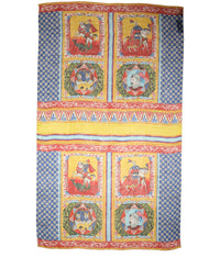 Dolce & Gabbana Dolce & Gabbana Multicolor Silk Carretto Shawl Stole Women's Scarf