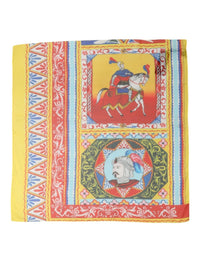 Dolce & Gabbana Dolce & Gabbana Multicolor Silk Printed Square Foulard Women's Scarf