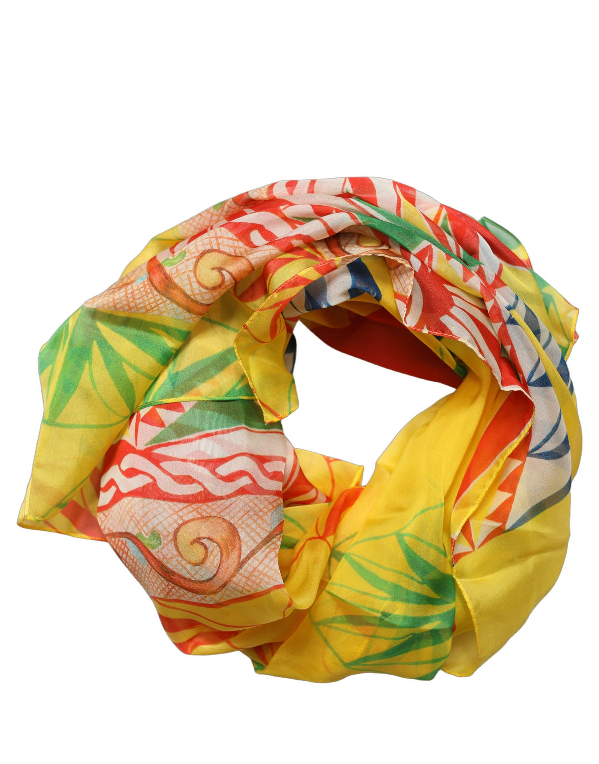 Dolce & Gabbana Dolce & Gabbana Multicolor Geometric Square Foulard Women's Scarf