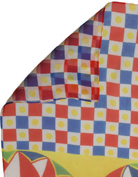 Dolce & Gabbana Dolce & Gabbana Multicolor Silk Carretto Foulard Women's Scarf