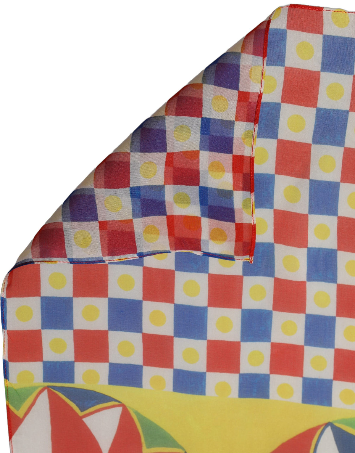 Dolce & Gabbana Dolce & Gabbana Multicolor Silk Carretto Foulard Women's Scarf
