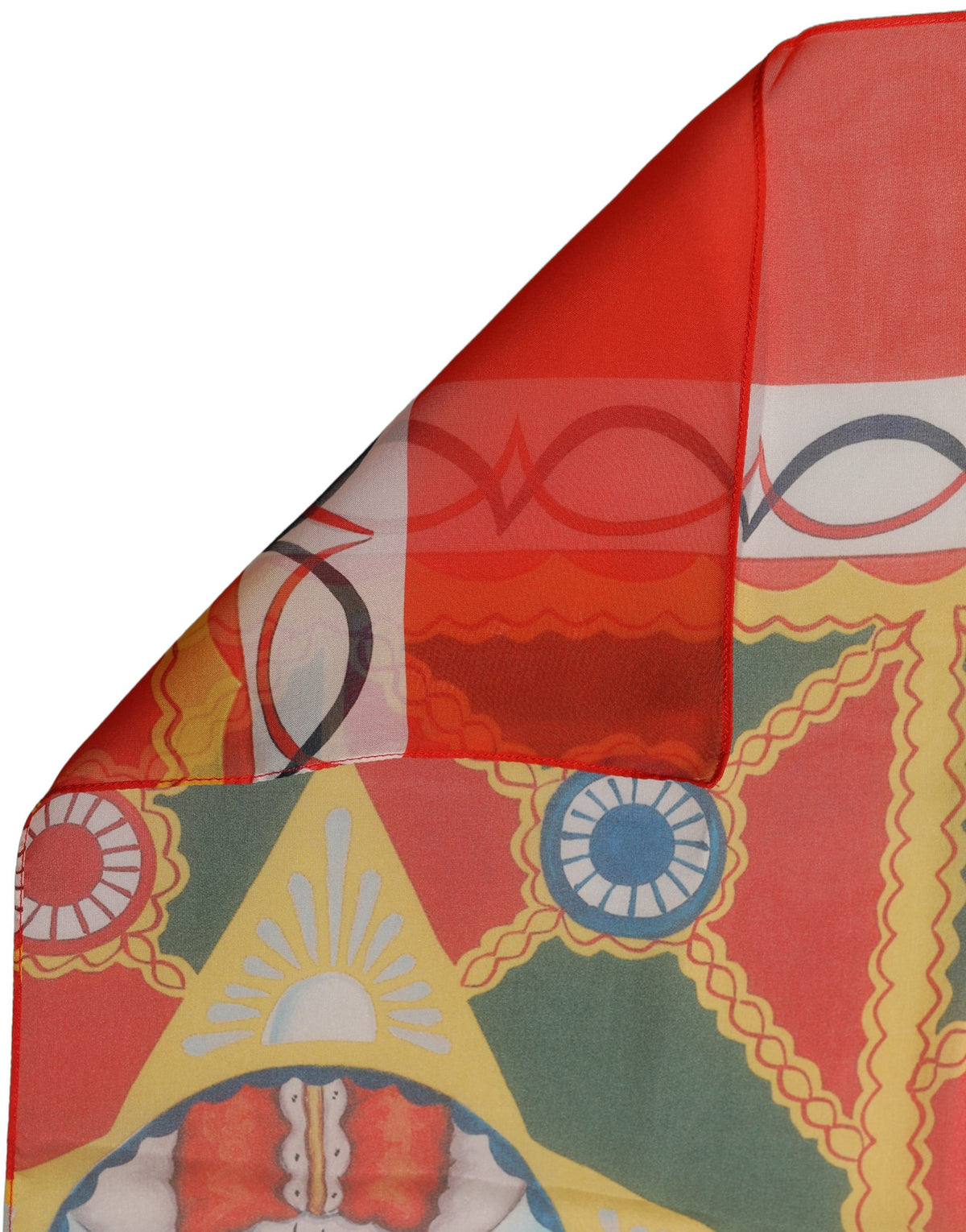 Dolce & Gabbana Dolce & Gabbana Multicolor Silk Printed Square Foulard Women's Scarf