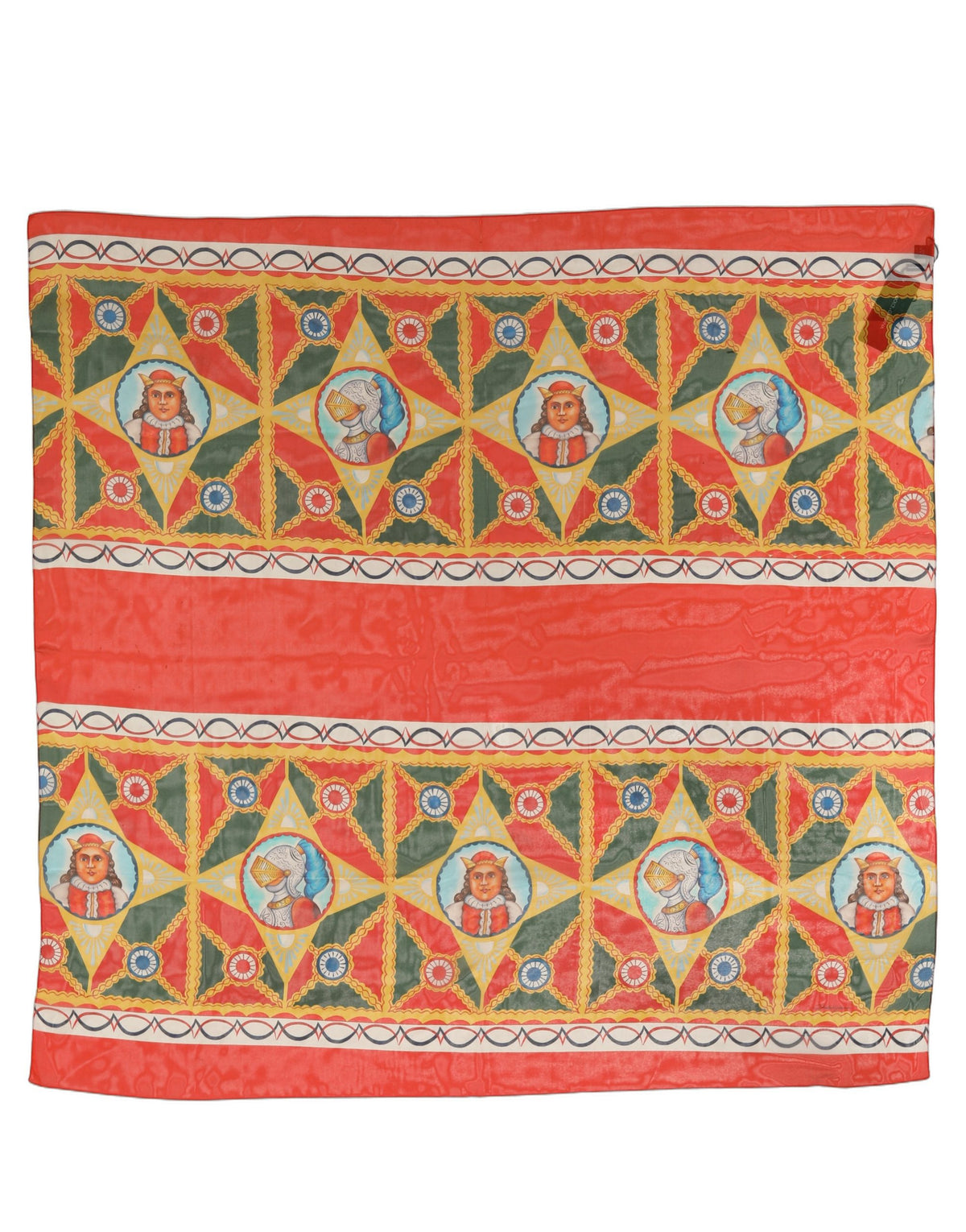 Dolce & Gabbana Dolce & Gabbana Multicolor Silk Printed Square Foulard Women's Scarf