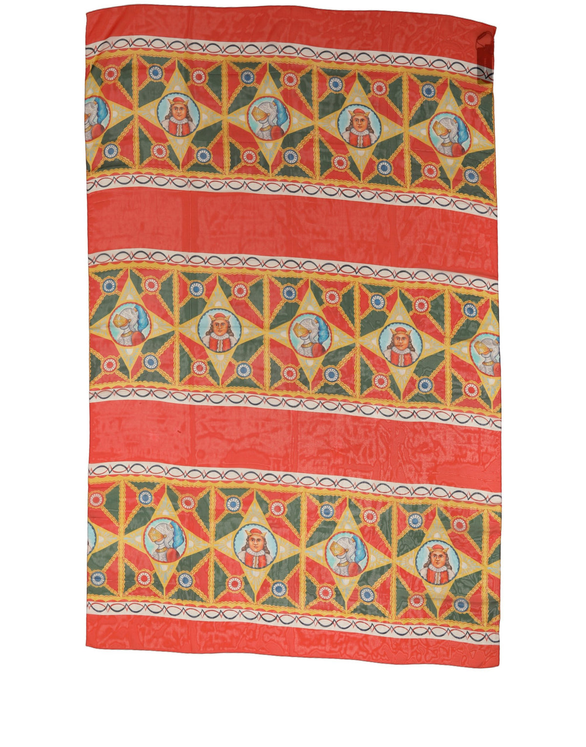 Dolce & Gabbana Dolce & Gabbana Multicolor Silk Printed Shawl Stole Women's Scarf