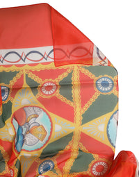Dolce & Gabbana Dolce & Gabbana Multicolor Silk Printed Shawl Stole Women's Scarf