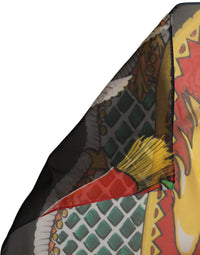 Dolce & Gabbana Dolce & Gabbana Multicolor Silk Printed Square Foulard Women's Scarf