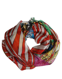 Dolce & Gabbana Dolce & Gabbana Multicolor Silk Printed Square Foulard Women's Scarf